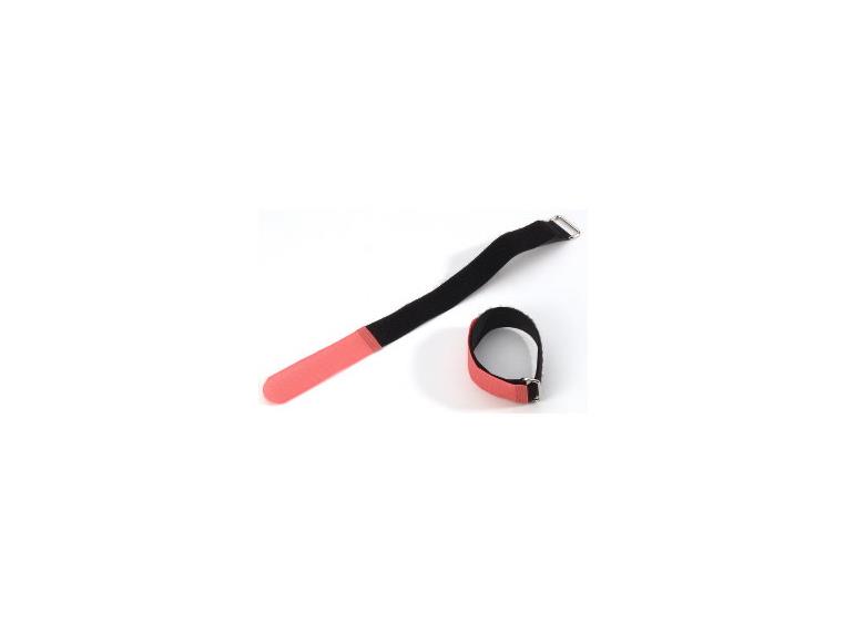 Adam Hall Accessories VR 2030 RED - Hook and Loop Cable Tie